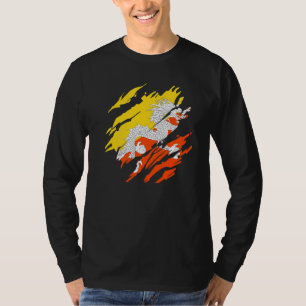 Bhutanese Flag Bhutan T-Shirt