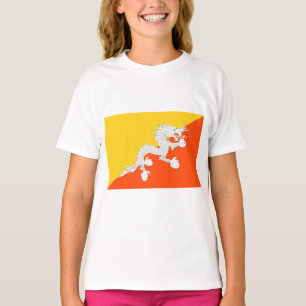 Bhutanese Flag (Bhutan) (Thunder Dragon) T-Shirt