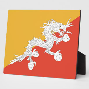 Bhutanese Flag Plaque