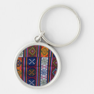 Bhutanese Textile Key Ring