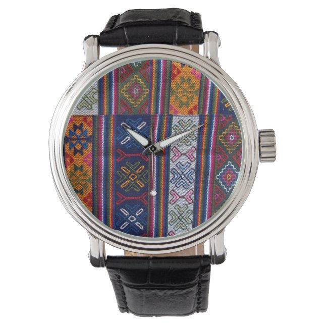 Bhutanese Textile Watch (Front)