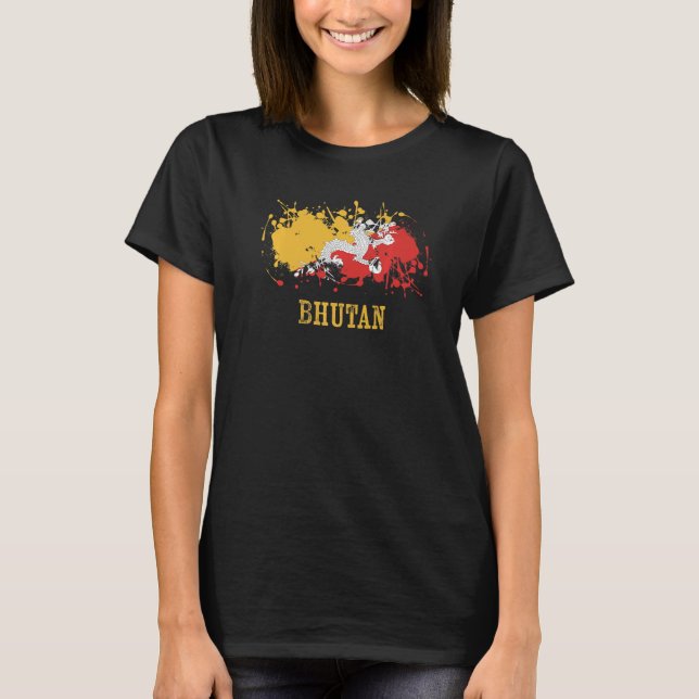 Bhutian enthusiasts for Bhutan and Bhutan   T-Shirt (Front)