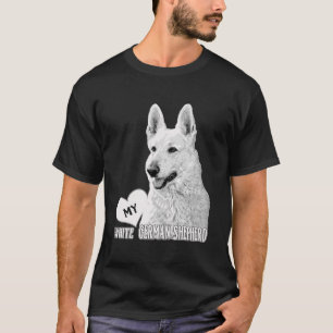 Bhymer Love My White German Shepherd T-Shirt