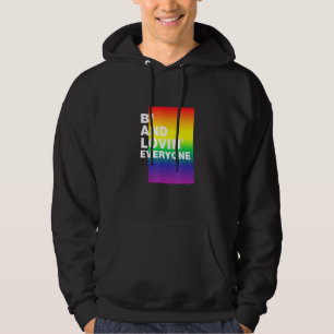 Bi And Lovin Everyone Lgbtq Bisexual Pride Bi Prid Hoodie