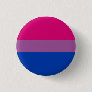 bi bisexual pride flag feminist resist 3 cm round badge