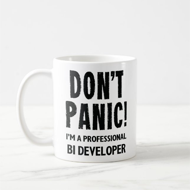 BI Developer Coffee Mug (Left)
