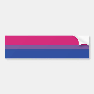 Bi Flag Bumper Sticker