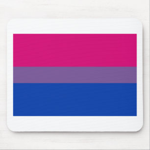 Bi Flag Flies For Bisexual Pride Mouse Mat