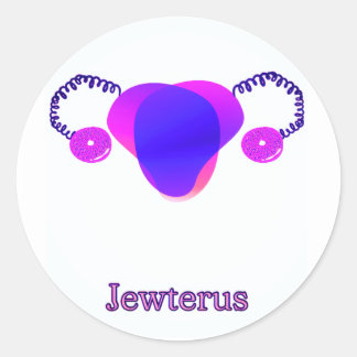 Bi Jewterus Vivid Classic Round Sticker