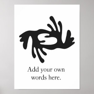 BI NKA BI   Symbol of Harmony, Peace, Cooperation Poster