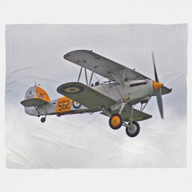 BI-PLANE FLEECE BLANKET (Front (Horizontal))