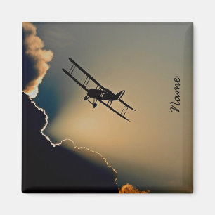 Bi Plane Sky Magnet