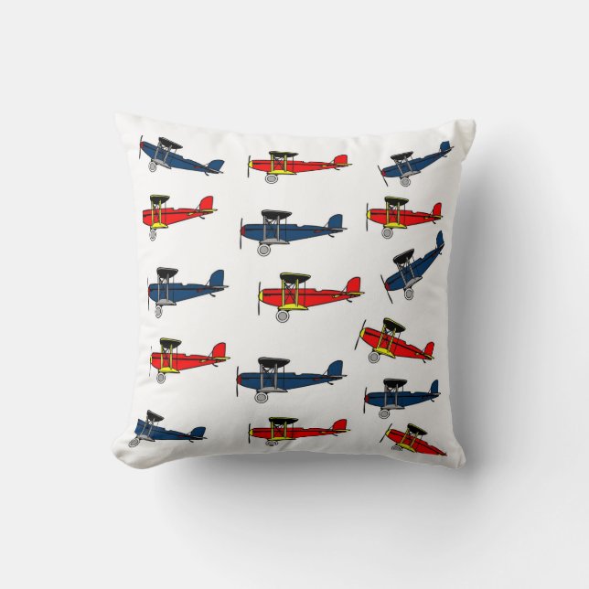 bi planes pillow (Front)