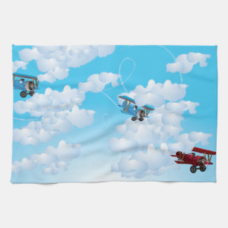 Bi-Planes Tea Towel
