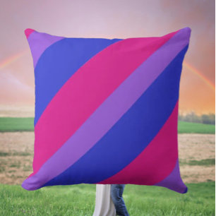 Bi Pride Diagonal Cushion
