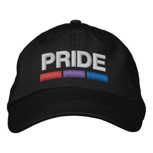 Bi Pride Embroidered Baseball Cap