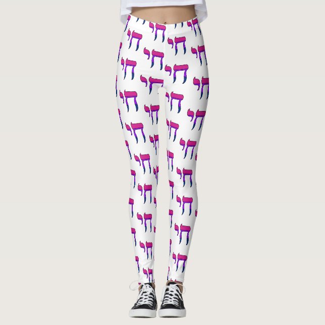 Bi Pride Flag Chai Leggings (Front)