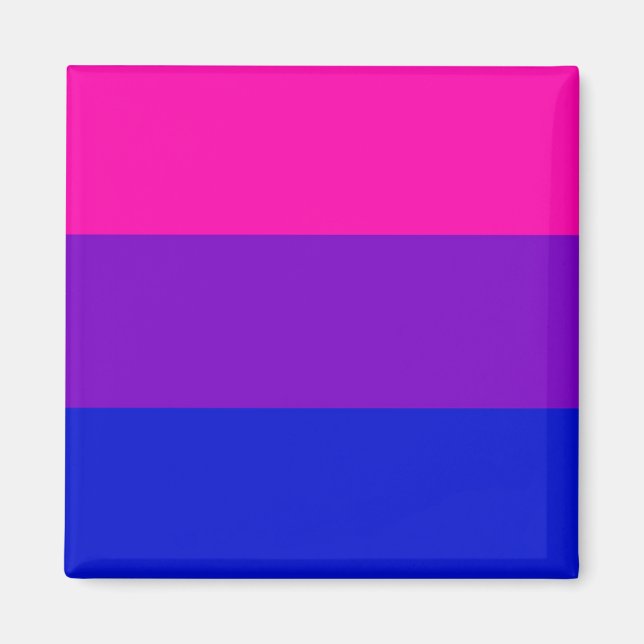 Bi pride flag magnet (Front)