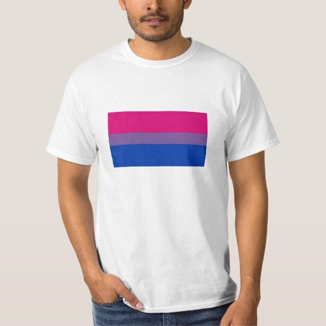 bi pride flag tshirt (Front)