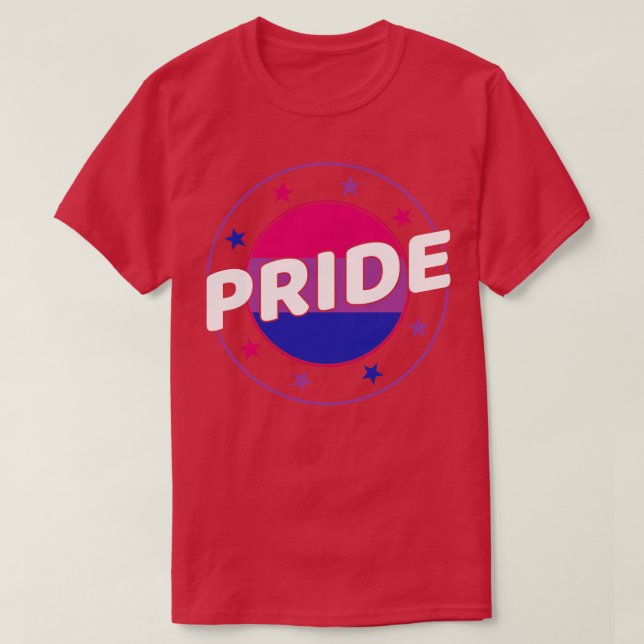 Bi Pride Funny Bi Pride Bisexual LGBT T-Shirt (Design Front)
