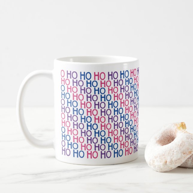 Bi Pride Ho Ho Ho Mug (With Donut)
