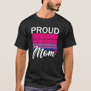 Bi Pride Proud Mum  Bisexual Flag Lgbt Gay Pride F T-Shirt