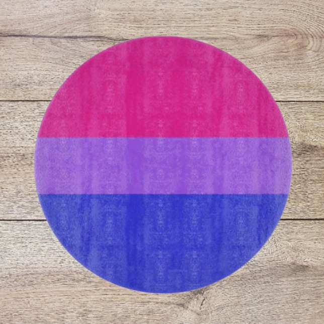 Bi Pride Round Cutting Board of Pride (Creator Uploaded)