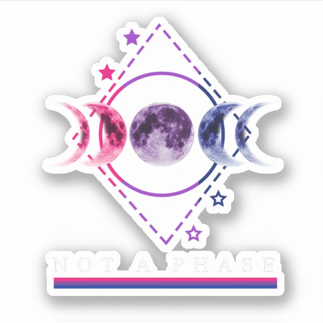 Bi Pride Shirt Not A Phase Bisexual LGBT Pride Moo (Front)