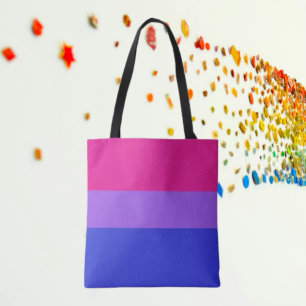 Bi Pride Shoulder Tote Bag