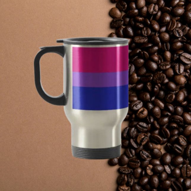 Bi Proud & Bold Travel Mug (Creator Uploaded)