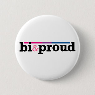 Bi&proud White Button