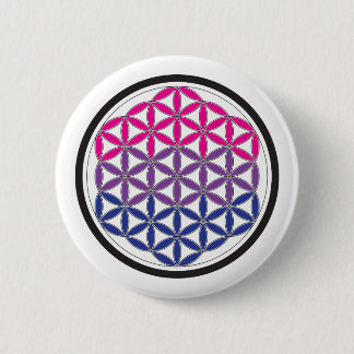 bi sacred geometry 6 cm round badge