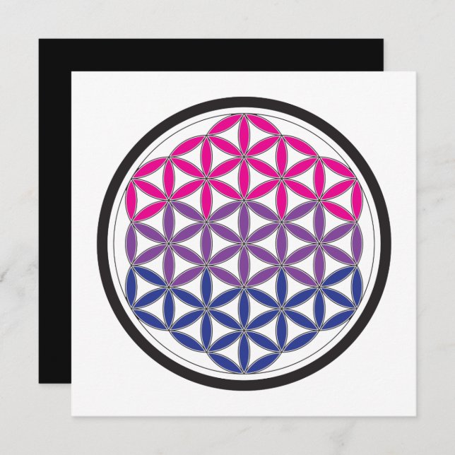 bi sacred geometry invitation (Front/Back)
