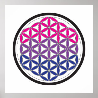 bi sacred geometry poster