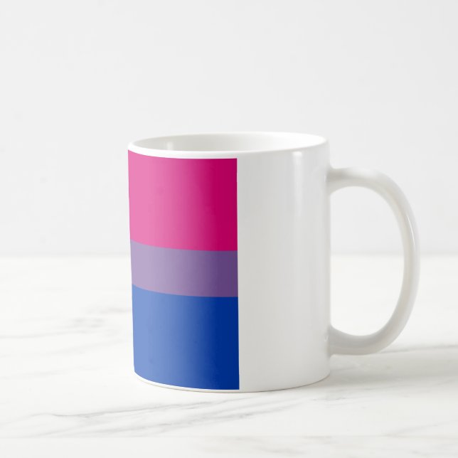 Bi-Sexual Pride Flag Coffee Mug (Right)
