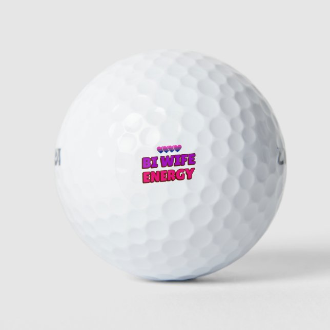 Bi Wife Energy  Golf Balls (Front)