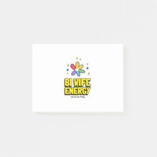 Bi Wife Energy Post-it Notes