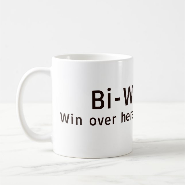 Bi-Winning Coffee Mug (Left)