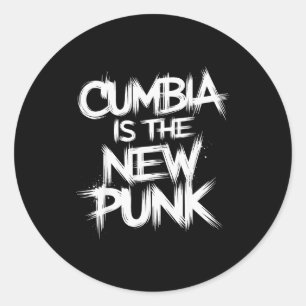Bia Is The New Punk Bold Classic Round Sticker