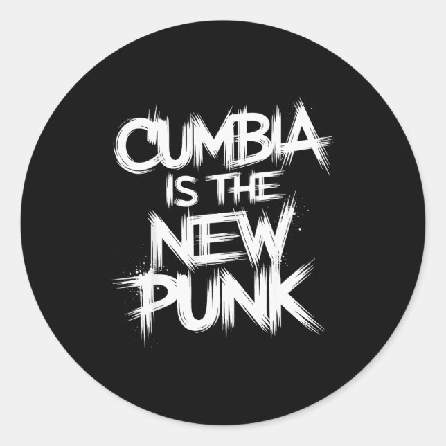 Bia Is The New Punk Bold  Classic Round Sticker (Front)