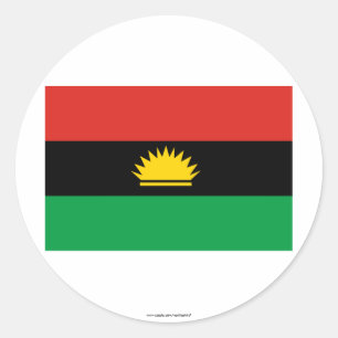 Biafra Flag (1967-1970) Classic Round Sticker