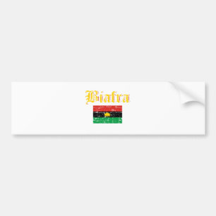 Biafra Flag Bumper Sticker