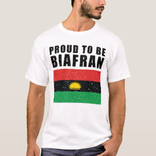 biafra flag - proud to be biafran - biafra T-Shirt