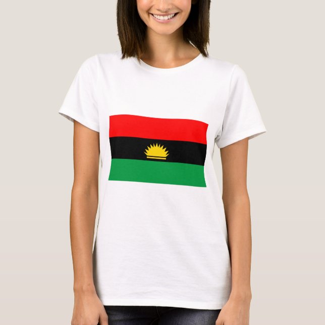 Biafra republic minority people ethnic flag T-Shirt (Front)