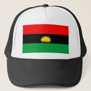 Biafra republic minority people ethnic flag trucker hat