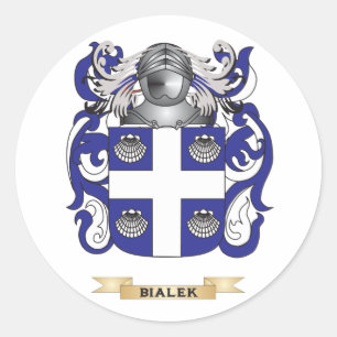 Bialek Coat of Arms (Family Crest) Classic Round Sticker