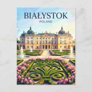 Białystok Poland Postcard
