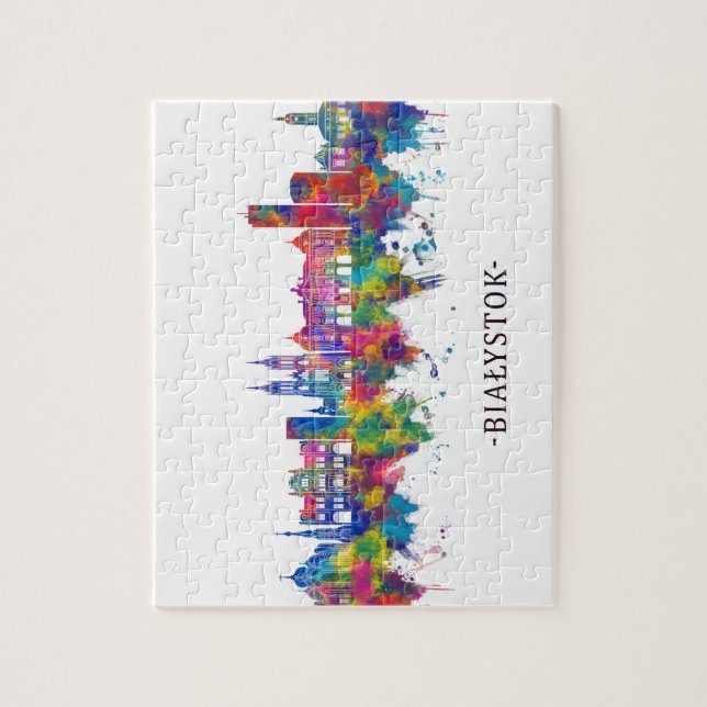 Białystok Poland Skyline Jigsaw Puzzle (Vertical)