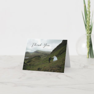 Bianca Elegant Wedding Thank You Card