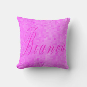 Bianca Girls Name Logo, Cushion